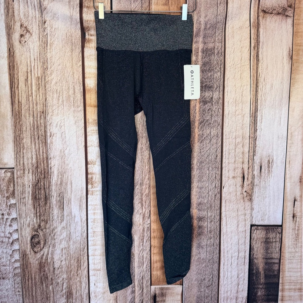 Athleta Twilight Tight Leggings 2.0 High Rise Active Athleisure‎ Shimmer  Medium